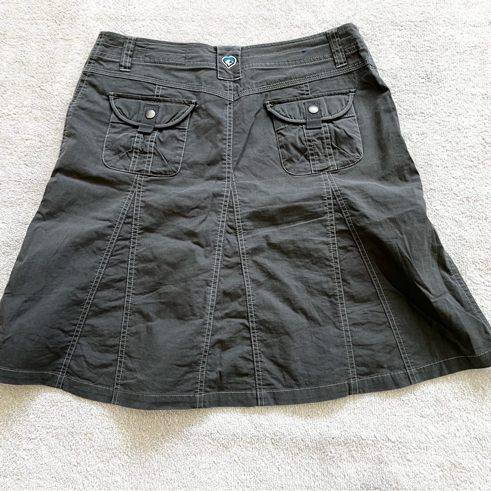 ✅✔️KUHL Splash Skirt Canvas Stretch Pleated Active Skirt Size 6 Stylish Sporty - Picture 2 of 8